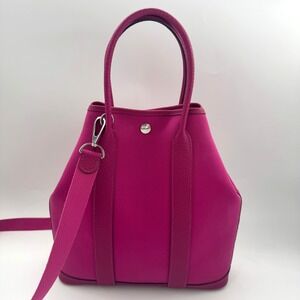 Hermes Rose‎ Pourpre Mangolia Dune Garden File 28 Palladium Tote Bag Strap 2021
